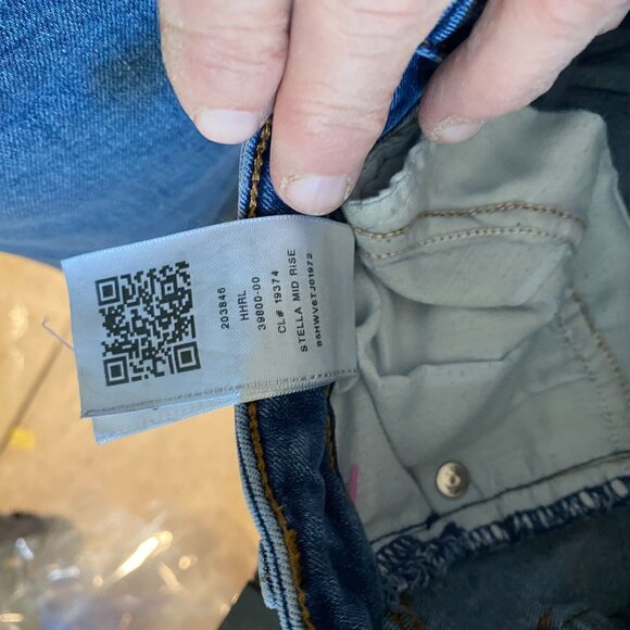 True Religion Womans Jeans Size 25 Stella Mid Rise Skinny Blue Denim Cotton Stre - Picture 13 of 15